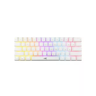   Baracuda DOLPHIN-W/R-US, BGK-03211W/R-US  fehér mechanikus gamer billentyűzet piros kapcsolóval, angol