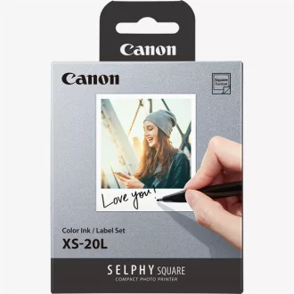 CANON Fotópapír + Tinta, XS-20L, 20db 68 x 85mm, QX20