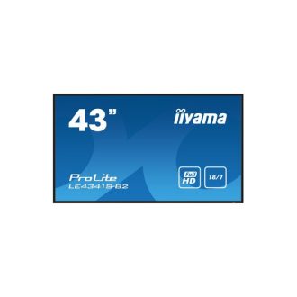   iiyama Prolite IPS 18/7, 42,5" 1920x1080, 16:9, 350cd, 8ms, 1200:1,VGA/HDMIx3/USB/RS-232c x1/RJ45x1/IR x1 LE4341S-B2