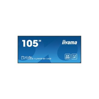   iiyama Prolite, IPS 24/7, 104,7" 5120x2160, 21:9, 500cd, 8ms, 1200:1,HDMI/DPx2/USB-C/USBx4/RJ45, LH10551UWS-B1AG