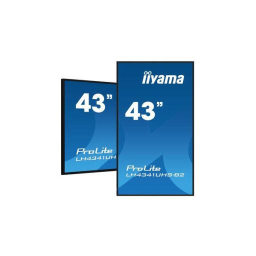 iiyama Prolite IPS 24/7, 42,5" 3840 x 2160, 16:9, 500cd, 8ms, 1200:1,HDMIx3/VGA/USB/RS-232c/RJ45/IR LH4341UHS-B2