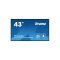 iiyama Prolite 24/7, 42,5" 3840 x 2160, 16:9, 500cd, 6,5ms,4000:1,HDMIx3/USBx2/RS-232c/RJ45/ LH4360UHS-B2AG