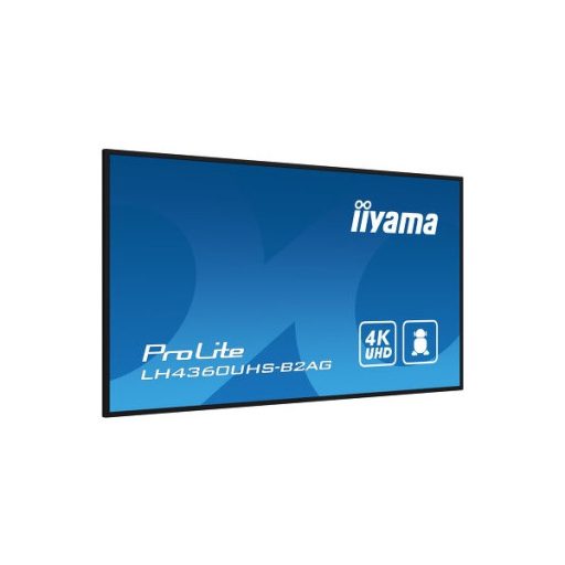 iiyama Prolite 24/7, 42,5" 3840 x 2160, 16:9, 500cd, 6,5ms,4000:1,HDMIx3/USBx2/RS-232c/RJ45/ LH4360UHS-B2AG