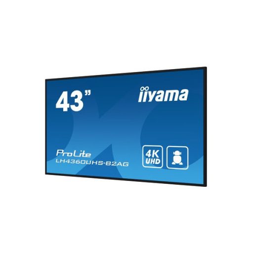 iiyama Prolite 24/7, 42,5" 3840 x 2160, 16:9, 500cd, 6,5ms,4000:1,HDMIx3/USBx2/RS-232c/RJ45/ LH4360UHS-B2AG