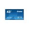 iiyama Prolite IPS 24/7 42.5", 3840x2160, 16:9, 500cd/m2, 8ms,1200:1 HDMIx3/DPx2/USBx2/RS232C/RJ45/IR, LH4375UHS-B1AG