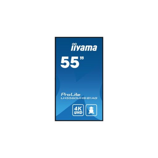 iiyama Prolite 24/7 54,6", 3840x2160,16:9, 500cd/m2, 6,5ms,4000:1, HDMIx3/USBx2/RS232C/RJ45, LH5560UHS-B1AG