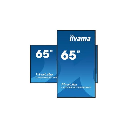 iiyama Prolite 24/7 64,5", 3840x2160,16:9, 500cd/m2, 6,5ms,5000:1, HDMIx3/USBx2/RS232C/RJ45, LH6560UHS-B2AG