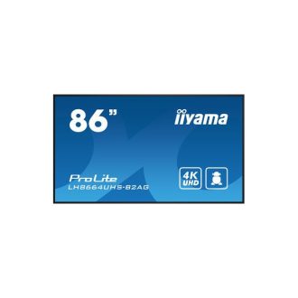   iiyama Prolite IPS 24/7 85,6", 3840x2160,16:9, 500cd/m2, 8ms,1200:1, HDMIx3/USBx2/RS232C/RJ45/IR LH8664UHS-B2AG