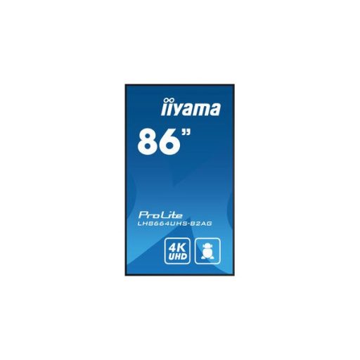 iiyama Prolite IPS 24/7 85,6", 3840x2160,16:9, 500cd/m2, 8ms,1200:1, HDMIx3/USBx2/RS232C/RJ45/IR LH8664UHS-B2AG