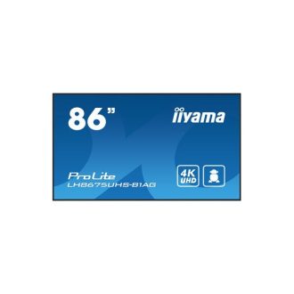   iiyama Prolite IPS 24/7 85,6", 3840x2160,16:9, 500cd/m2, 8ms,1400:1, HDMIx3/DPx2/USBx2/RS232C/RJ45/IR LH8675UHS-B1AG