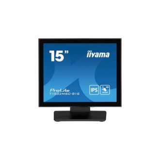   iiyama touch monitor, 15", 1024 x 768, 4:3, 350cd, 8ms, 800:1, VGA/HDMI/DP, T1532MSC-B1S