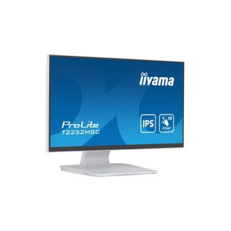   iiyama touch IPS monitor, 21,5", 1920 x 1080, 16:9, 250cd, 5ms, 1000:1, HDMI/DP/USBx2, T2252MSC-W2