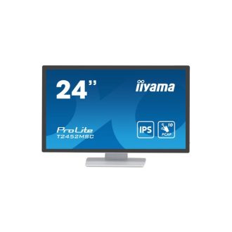   iiyama touch IPS monitor, 23,8", 1920 x 1080, 16:9, 400cd, 14ms, 1000:1, HDMI/DP/USBx2, T2452MSC-W1