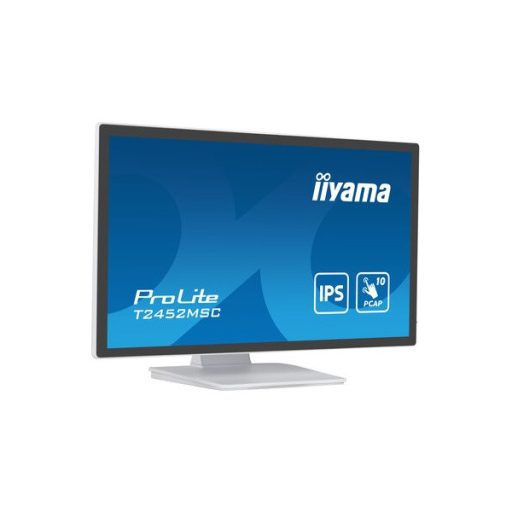 iiyama touch IPS monitor, 23,8", 1920 x 1080, 16:9, 400cd, 14ms, 1000:1, HDMI/DP/USBx2, T2452MSC-W1