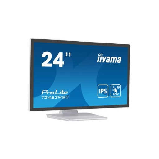 iiyama touch IPS monitor, 23,8", 1920 x 1080, 16:9, 400cd, 14ms, 1000:1, HDMI/DP/USBx2, T2452MSC-W1
