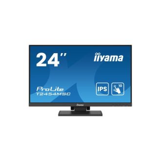   iiyama touch IPS monitor, 23,8", 1920 x 1080, 16:9, 300cd, 4ms, 1000:1, HDMI/DP/USBx2, T2454MSC-B2AG