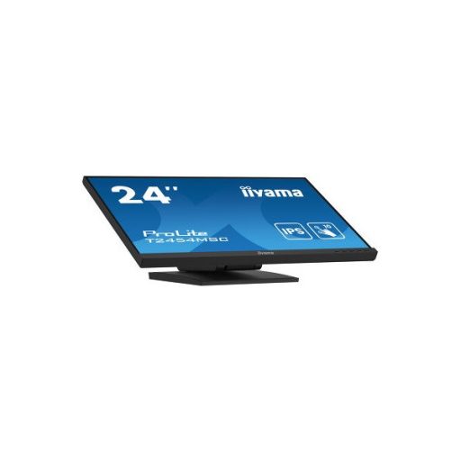 iiyama touch IPS monitor, 23,8", 1920 x 1080, 16:9, 300cd, 4ms, 1000:1, HDMI/DP/USBx2, T2454MSC-B2AG