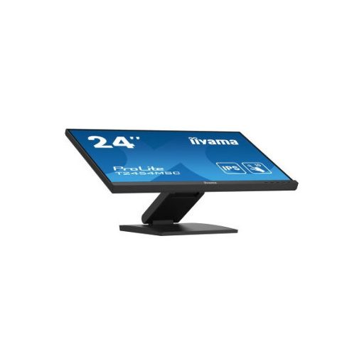 iiyama touch IPS monitor, 23,8", 1920 x 1080, 16:9, 300cd, 4ms, 1000:1, HDMI/DP/USBx2, T2454MSC-B2AG