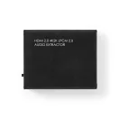 Nedis VEXT3470AT HDMI jel leválasztó (extractor), HDMI bemenet - HDMI kimenet, TosLink anya,  3,5 mm jack anya, 4K@60Hz