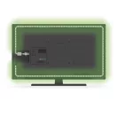 Nedis BTLS20RGBW RGB/meleg fehér Bluetooth LED szalag, IP20, 2m, 2700 K, 380 lm, Android™ / IOS, TV háttérvilágítás