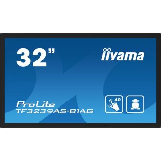   iiyama 24/7 interaktív kijelző, 31,5" 1920 x 1080, 16:9, 500cd, 8ms,1200:1, HDMIx2/DP/USBx2/RS-232C/RJ45