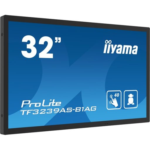 iiyama 24/7 interaktív kijelző, 31,5" 1920 x 1080, 16:9, 500cd, 8ms,1200:1, HDMIx2/DP/USBx2/RS-232C/RJ45