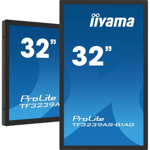 iiyama 24/7 interaktív kijelző, 31,5" 1920 x 1080, 16:9, 500cd, 8ms,1200:1, HDMIx2/DP/USBx2/RS-232C/RJ45