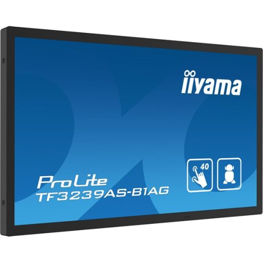 iiyama 24/7 interaktív kijelző, 31,5" 1920 x 1080, 16:9, 500cd, 8ms,1200:1, HDMIx2/DP/USBx2/RS-232C/RJ45
