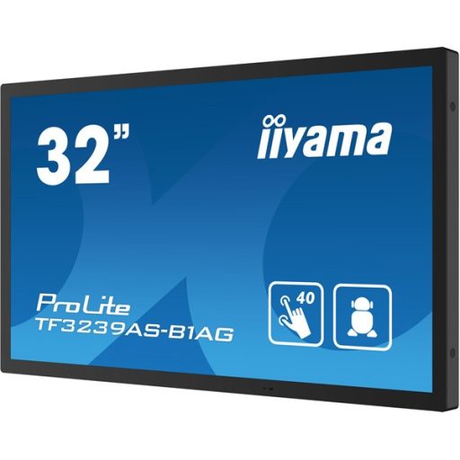 iiyama 24/7 interaktív kijelző, 31,5" 1920 x 1080, 16:9, 500cd, 8ms,1200:1, HDMIx2/DP/USBx2/RS-232C/RJ45