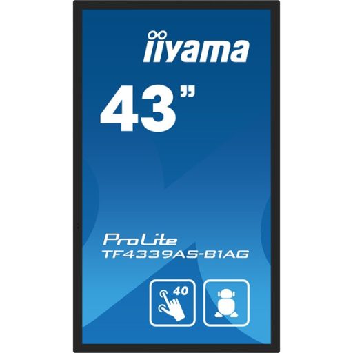 iiyama 24/7 interaktív kijelző, 42,5" 3840 x 2160 , 16:9, 500cd, 8ms,1200:1, HDMIx2/DP/USBx2/RS-232C/RJ45