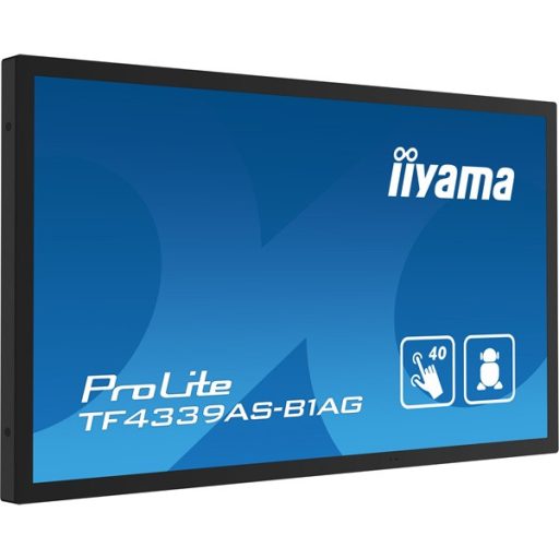 iiyama 24/7 interaktív kijelző, 42,5" 3840 x 2160 , 16:9, 500cd, 8ms,1200:1, HDMIx2/DP/USBx2/RS-232C/RJ45