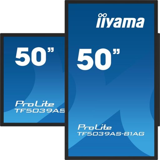 iiyama 24/7 interaktív kijelző, 49,5" 3840 x 2160 , 16:9, 500cd, 9,5ms,5000:1, HDMIx2/DP/USBx2/RS-232C/RJ45