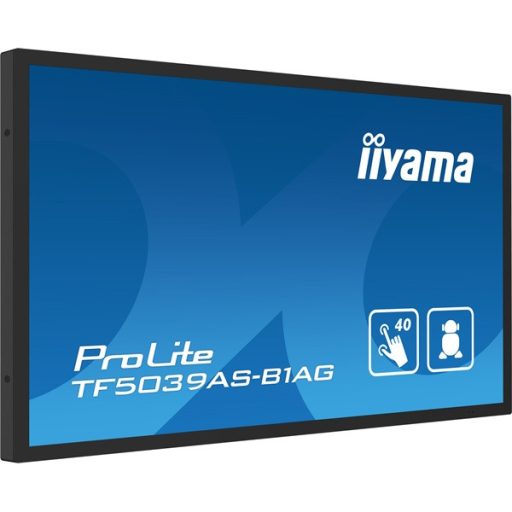 iiyama 24/7 interaktív kijelző, 49,5" 3840 x 2160 , 16:9, 500cd, 9,5ms,5000:1, HDMIx2/DP/USBx2/RS-232C/RJ45