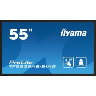   iiyama 24/7 interaktív kijelző, 54,6" 3840 x 2160 , 16:9, 500cd, 8ms, 1200:1, HDMIx2/DP/USBx2/RS-232C/RJ45
