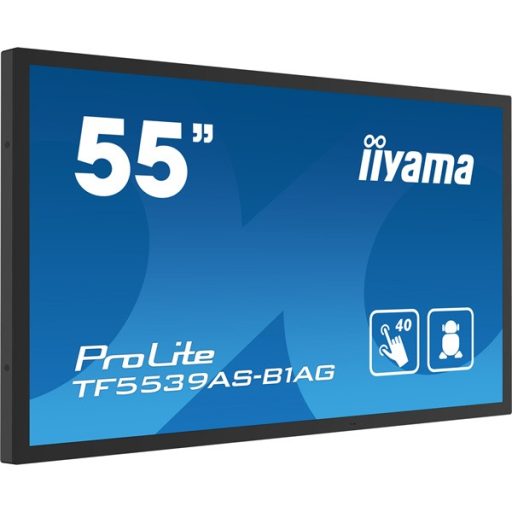 iiyama 24/7 interaktív kijelző, 54,6" 3840 x 2160 , 16:9, 500cd, 8ms, 1200:1, HDMIx2/DP/USBx2/RS-232C/RJ45