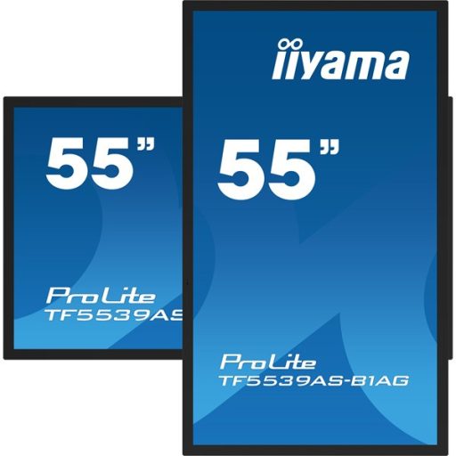 iiyama 24/7 interaktív kijelző, 54,6" 3840 x 2160 , 16:9, 500cd, 8ms, 1200:1, HDMIx2/DP/USBx2/RS-232C/RJ45