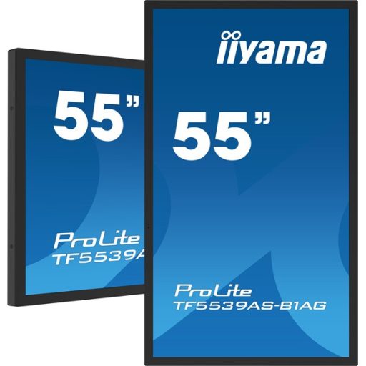 iiyama 24/7 interaktív kijelző, 54,6" 3840 x 2160 , 16:9, 500cd, 8ms, 1200:1, HDMIx2/DP/USBx2/RS-232C/RJ45