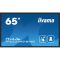 iiyama 24/7 interaktív kijelző, 64,5" 3840 x 2160 , 16:9, 500cd, 8ms, 1200:1, HDMIx2/DP/USBx2/RS-232C/RJ45