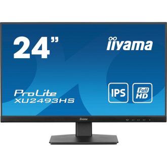   iiyama Prolite IPS monitor, 23,8", 1920 x 1080, 16:9, 250cd, 0,5ms, 1300:1 HDMI/DP, XU2493HS-B6