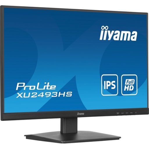 iiyama Prolite IPS monitor, 23,8", 1920 x 1080, 16:9, 250cd, 0,5ms, 1300:1 HDMI/DP, XU2493HS-B6