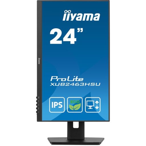 iiyama Prolite IPS ECO monitor, 23,8", 1920 x 1080, 16:9, 250cd, 3ms, 1300:1 HDMI/DP/USBx2, XUB2463HSU-B1