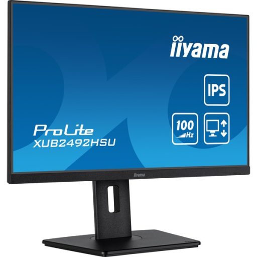 iiyama Prolite IPS monitor, 23,8", 1920 x 1080, 16:9, 250cd, 0,4ms, 1300:1 HDMI/DP/USBx4, XUB2492HSU-B6