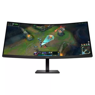   OMEN by HP 34" Ívelt Gaming monitor 34c G2 WQHD Matt 3440x1440 180Hz 400cd, 21:9, 4000:1, 1 ms, DisplayPort, HDMI