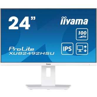   iiyama Prolite IPS monitor, 23,8", 1920 x 1080, 16:9, 250cd, 0,4ms, 1300:1 HDMI/DP/USBx4, XUB2492HSU-W6
