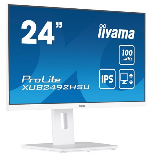 iiyama Prolite IPS monitor, 23,8", 1920 x 1080, 16:9, 250cd, 0,4ms, 1300:1 HDMI/DP/USBx4, XUB2492HSU-W6