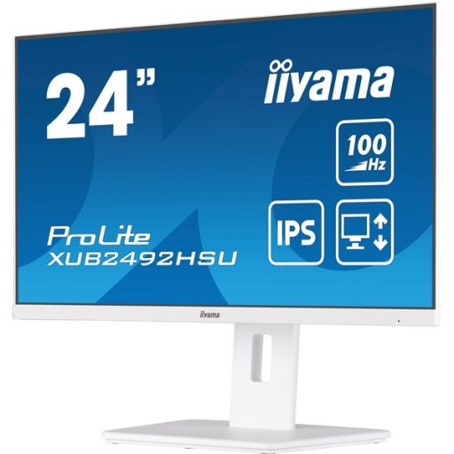 iiyama Prolite IPS monitor, 23,8", 1920 x 1080, 16:9, 250cd, 0,4ms, 1300:1 HDMI/DP/USBx4, XUB2492HSU-W6