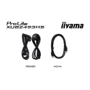 iiyama Prolite IPS monitor, 23,8", 1920 x 1080, 16:9, 250cd, 0,5ms, 1300:1 HDMI/DP, XUB2493HS-B6