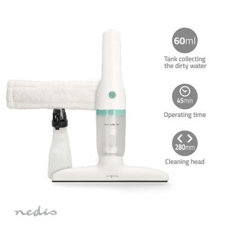   Nedis VCWI230WT ablakporszívó, 12W, 1200Pa, lítium-ion akkumulátor