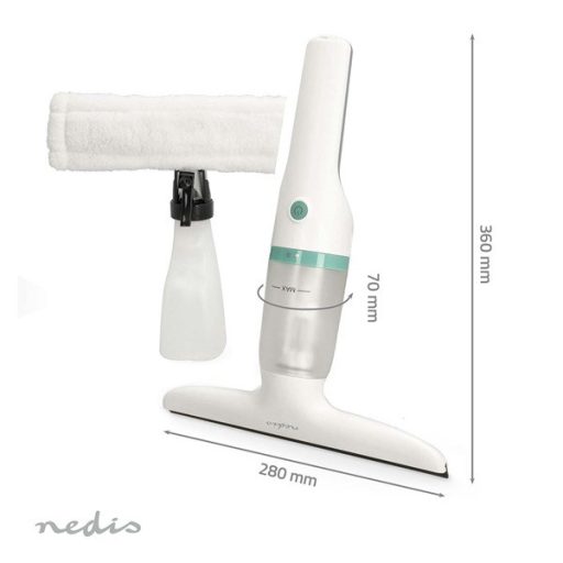 Nedis VCWI230WT ablakporszívó, 12W, 1200Pa, lítium-ion akkumulátor