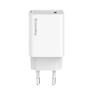   COLORWAY AC töltő GaN Mini CW-CHS057PD-WT 45W PD port PPS USB-C fehér